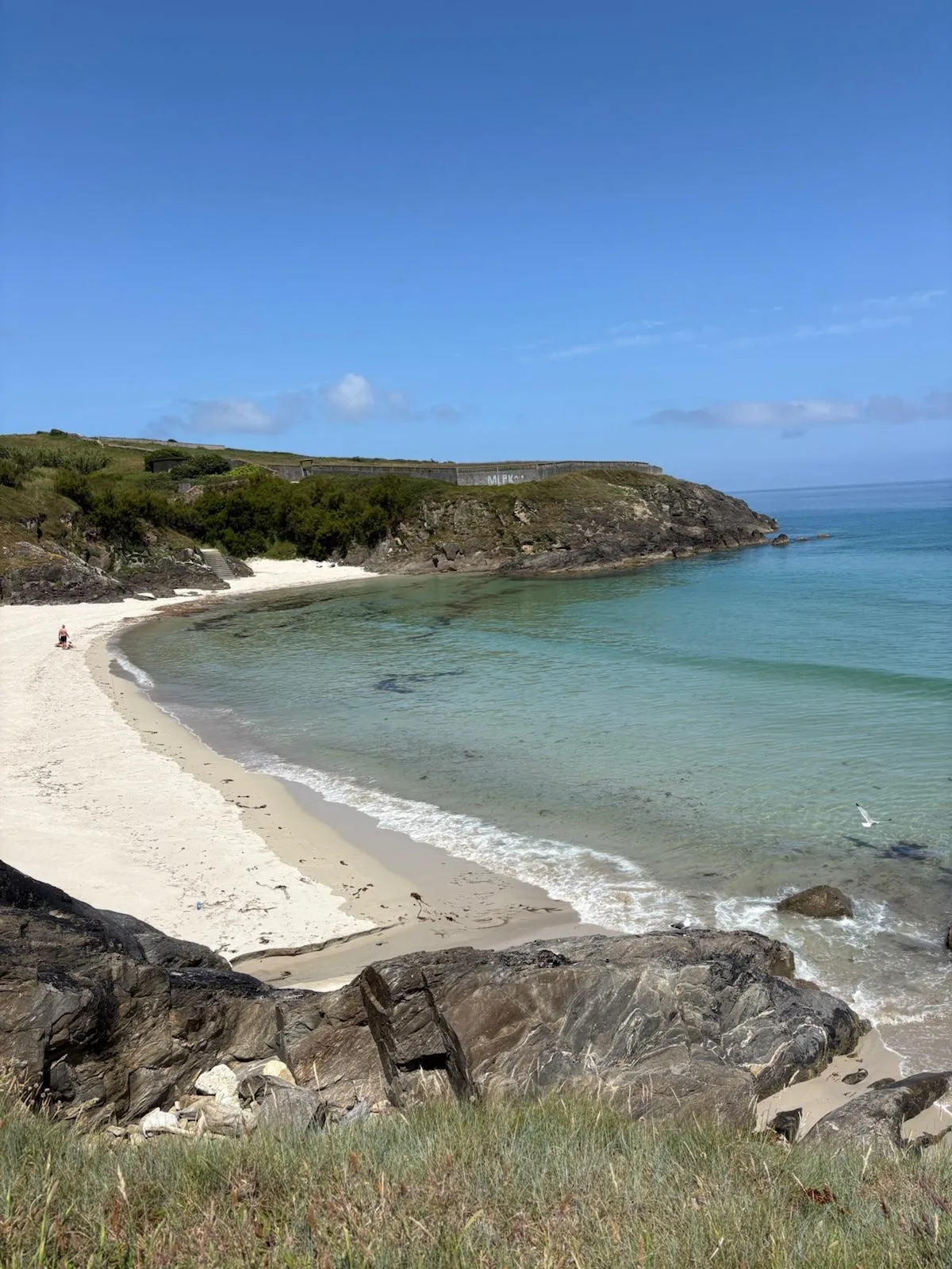 Praia de Canido, cala junto a Area Maior en Malpica